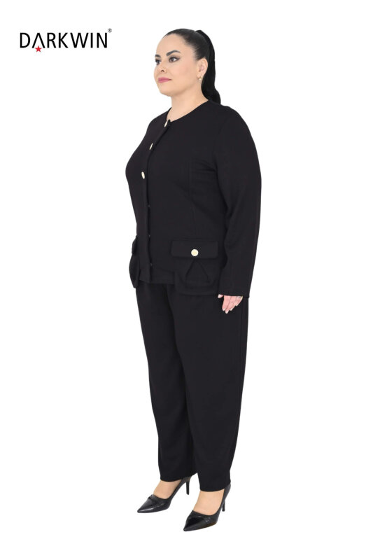 B3908 DARKWIN CEKET-PANTOLON SIYAH - DARKWIN (1)