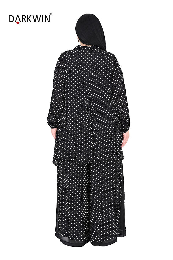 B3909 DARKWIN BLUZ-ETEK SIYAH-BEYAZ - 2
