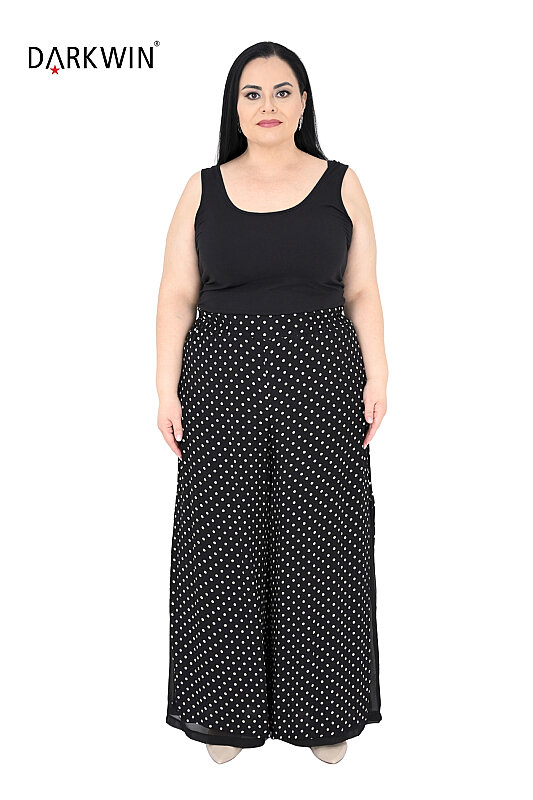 B3909 DARKWIN BLUZ-ETEK SIYAH-BEYAZ - 3