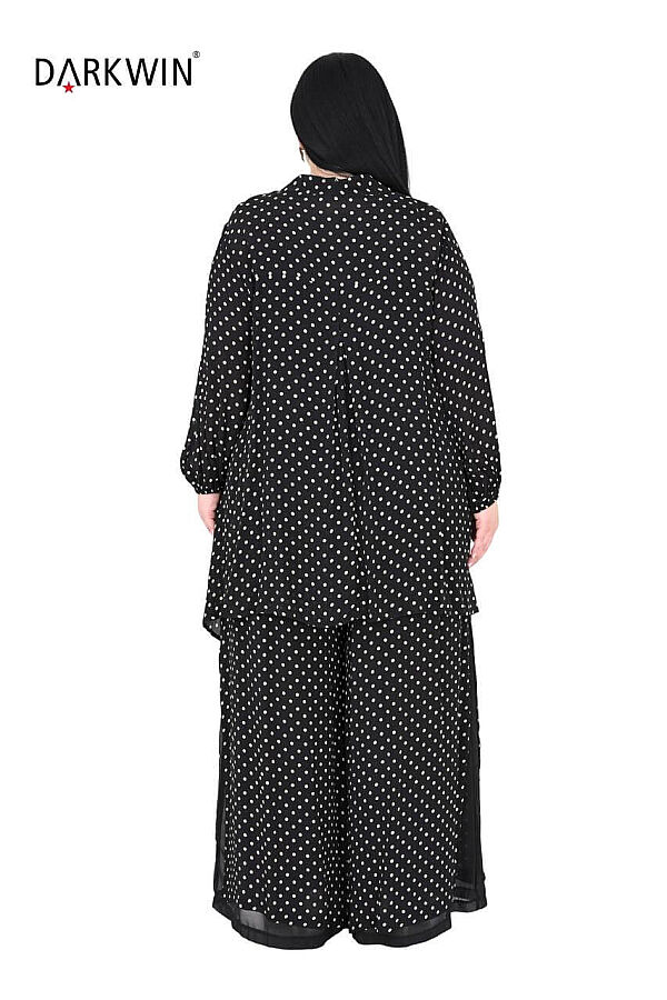 B3909 DARKWIN BLUZ-ETEK SIYAH-BEYAZ - 3