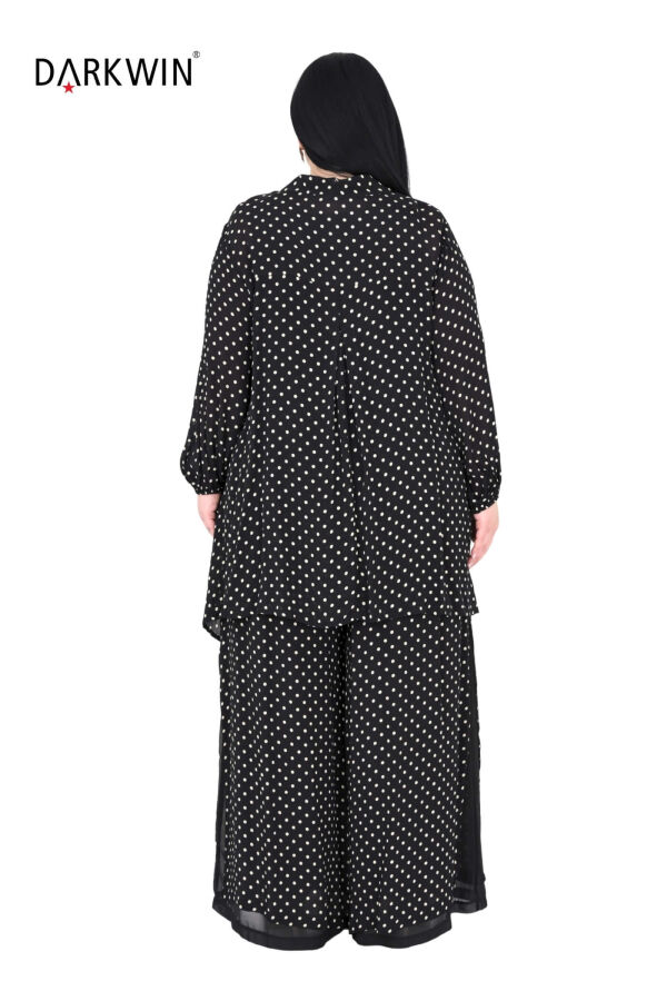 B3909 DARKWIN BLUZ-ETEK SIYAH-EKRU - 3