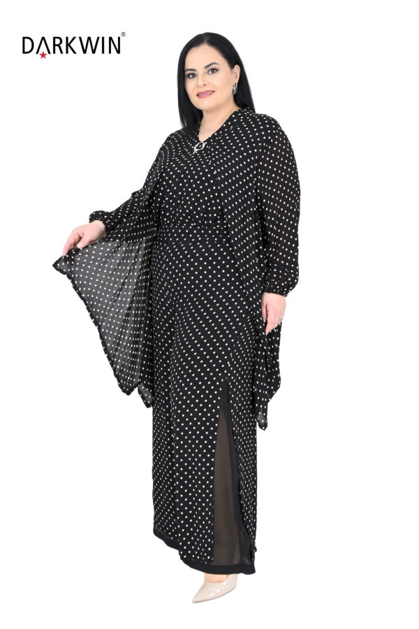 B3909 DARKWIN BLUZ-ETEK SIYAH-EKRU - 5