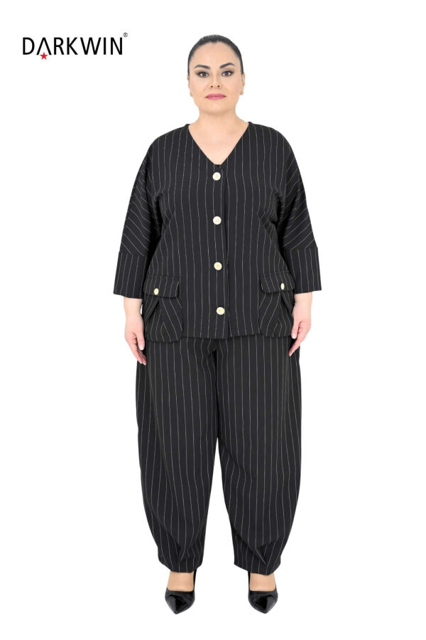 B3913 DARKWIN CEKET-PANTOLON SIYAH - 1