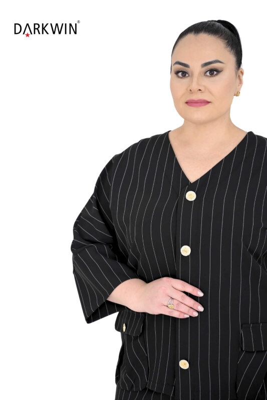 B3913 DARKWIN CEKET-PANTOLON SIYAH - 5