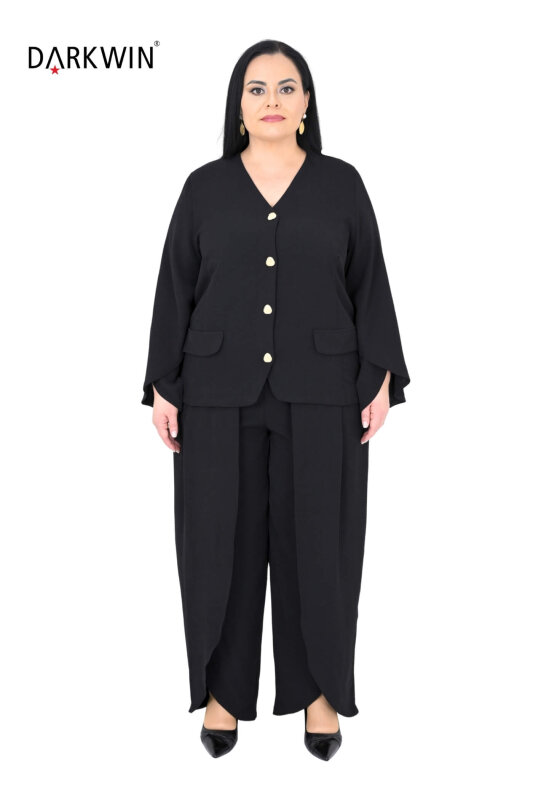 B3915 DARKWIN CEKET-PANTOLON SIYAH - DARKWIN