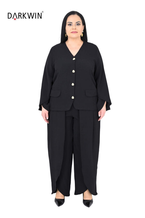 B3915 DARKWIN CEKET-PANTOLON SIYAH - 1