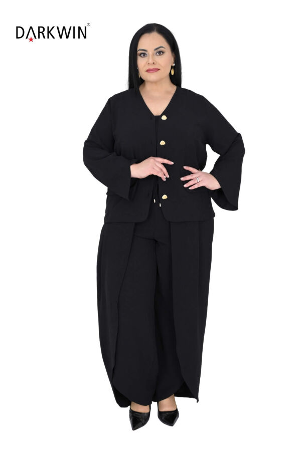 B3915 DARKWIN CEKET-PANTOLON SIYAH - 4