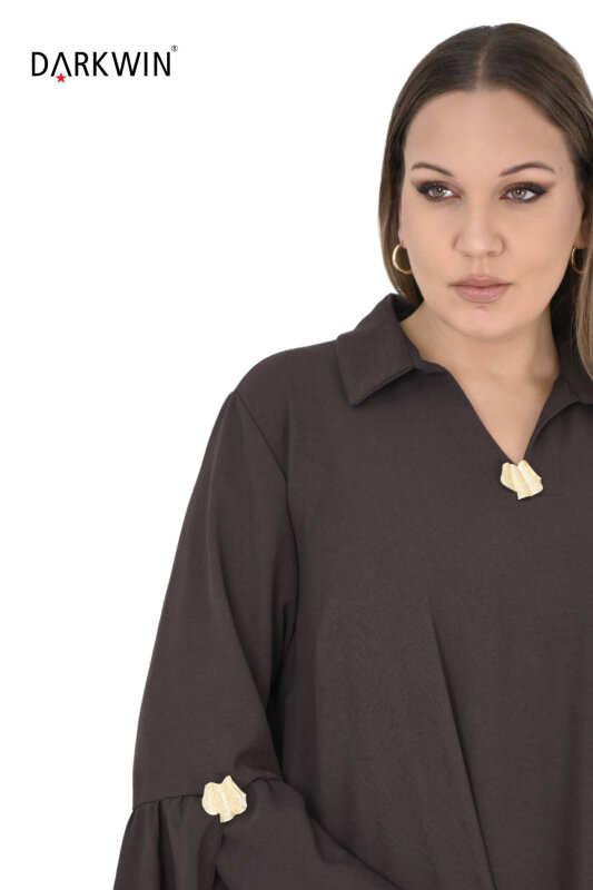 B3916 DARKWIN ELBİSE K.KAHVE - DARKWIN (1)