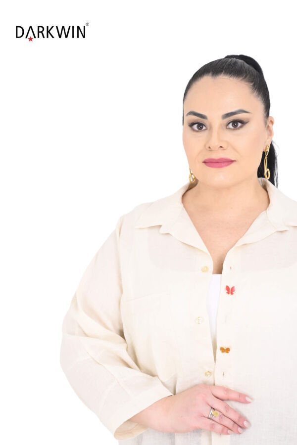 B3920 DARKWIN GÖMLEK EKRU - 4