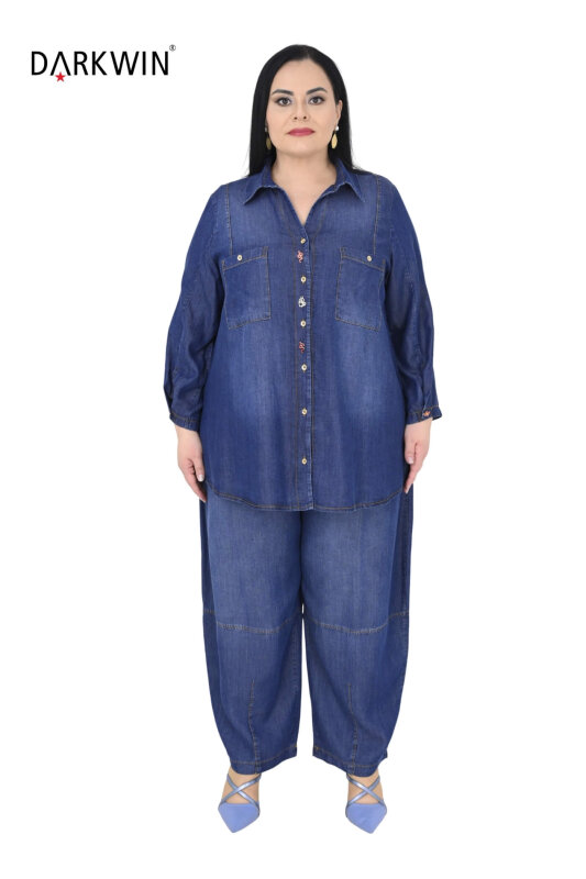 B3923 DARKWIN GÖMLEK-PANTOLON JEAN - DARKWIN