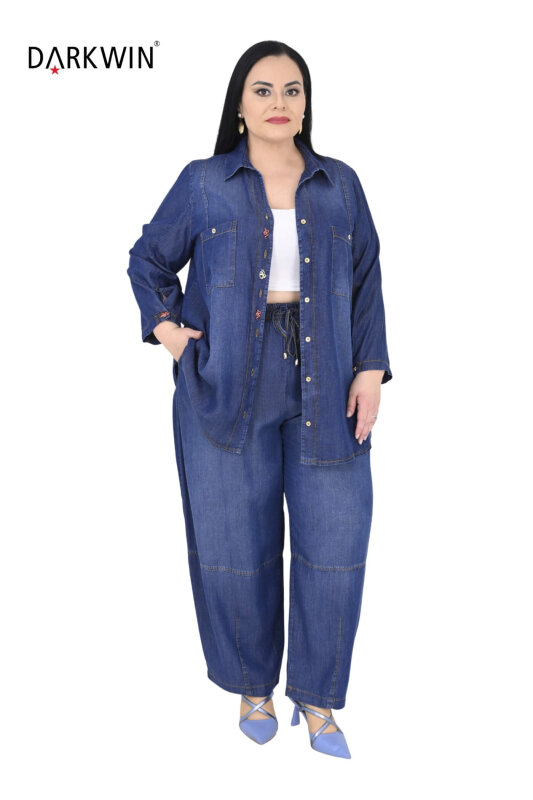 B3923 DARKWIN GÖMLEK-PANTOLON JEAN - 5