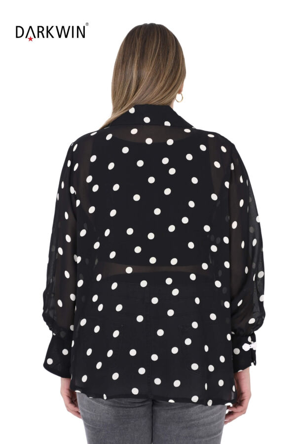 B3927 DARKWIN BLUZ SIYAH-EKRU - 3