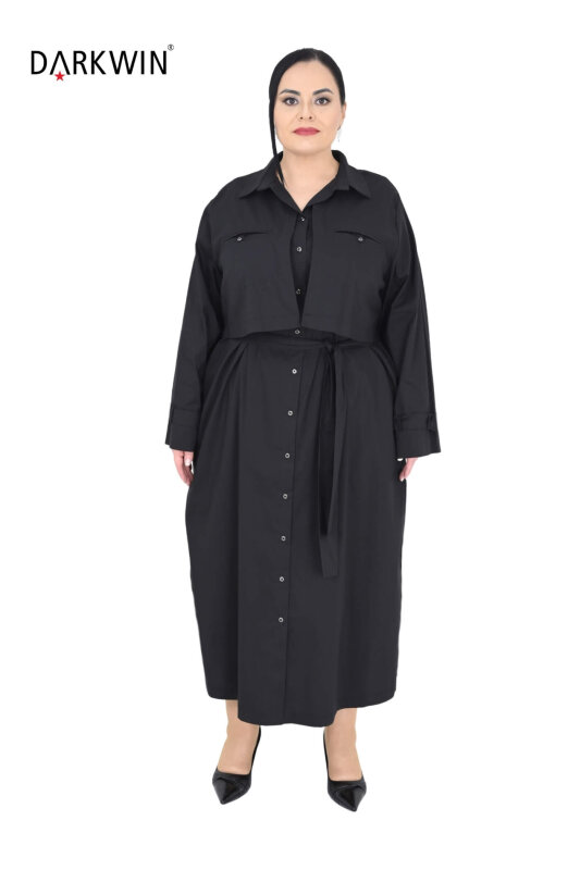 B3947 DARKWIN ELBİSE SIYAH - DARKWIN