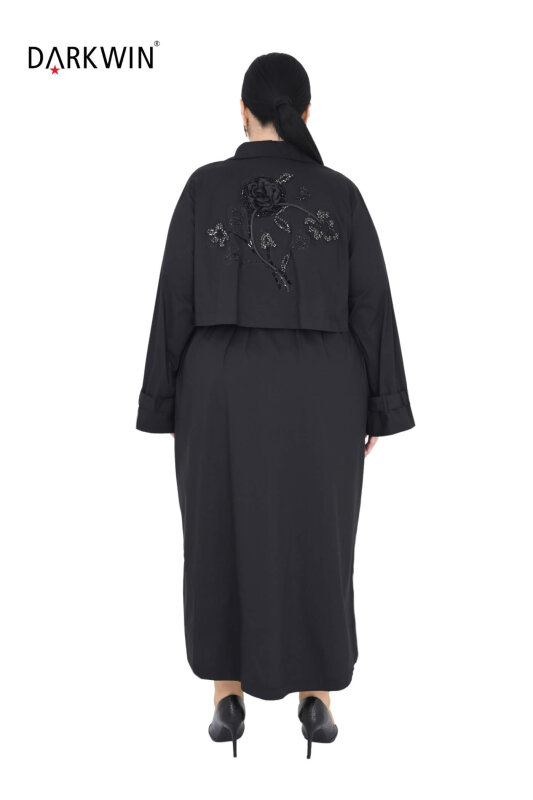 B3947 DARKWIN ELBİSE SIYAH - DARKWIN (1)