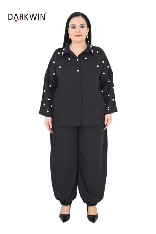 B3957 DARKWIN CEKET-PANTOLON SIYAH - 1