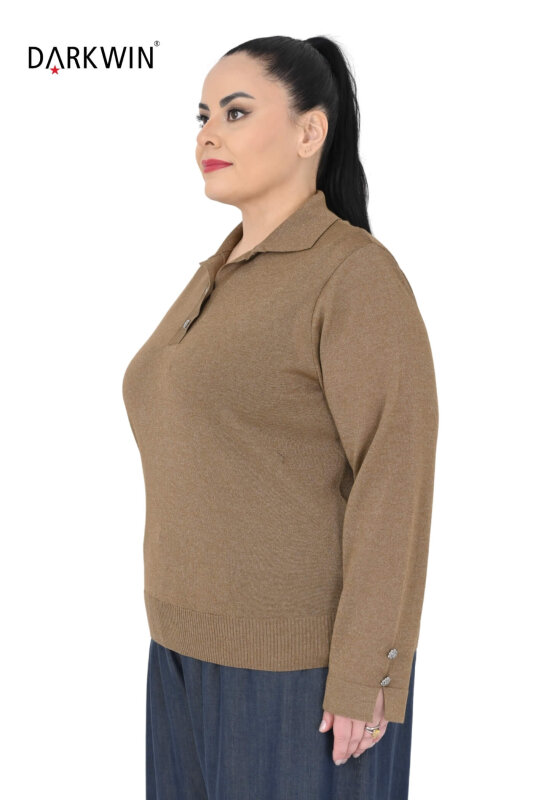 B3964 DARKWIN BLUZ ACIK KAHVE - DARKWIN (1)