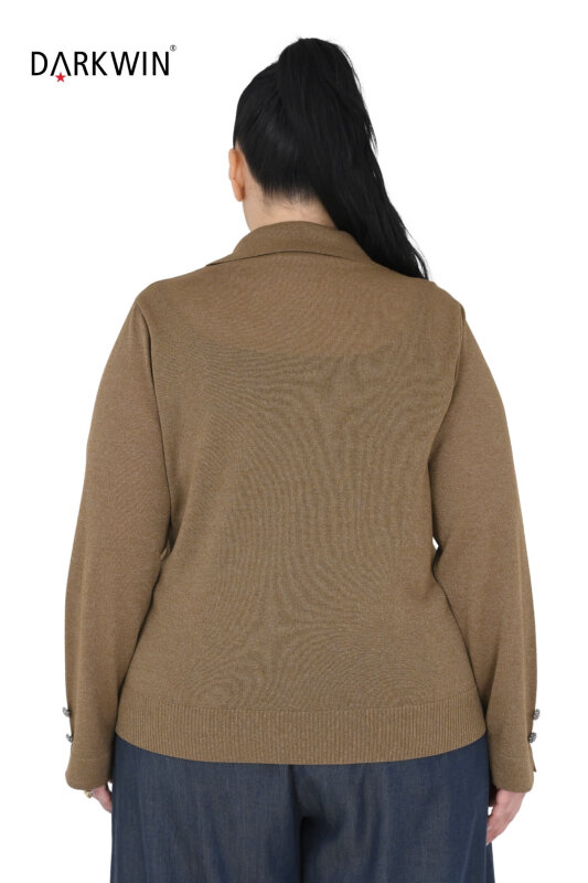 B3964 DARKWIN BLUZ ACIK KAHVE - 3