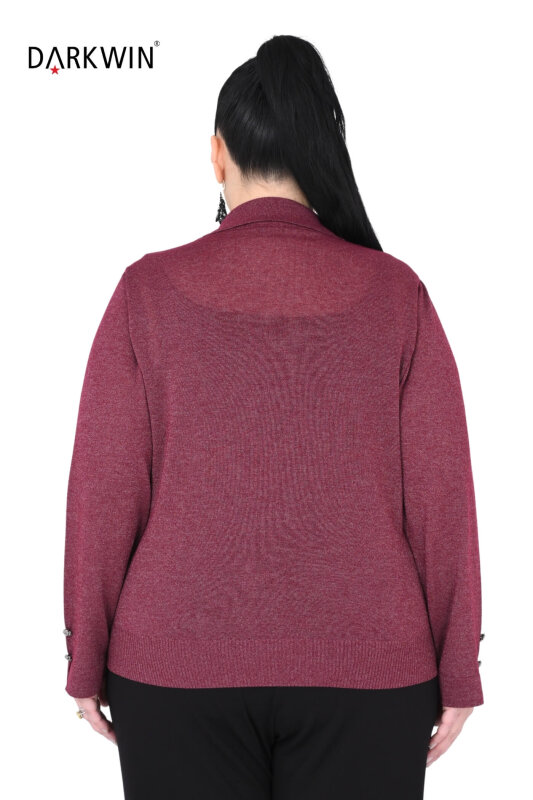 B3964 DARKWIN BLUZ BORDO - 3