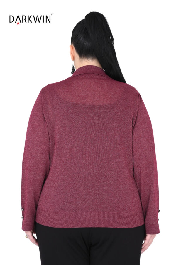 B3964 DARKWIN BLUZ BORDO - 3