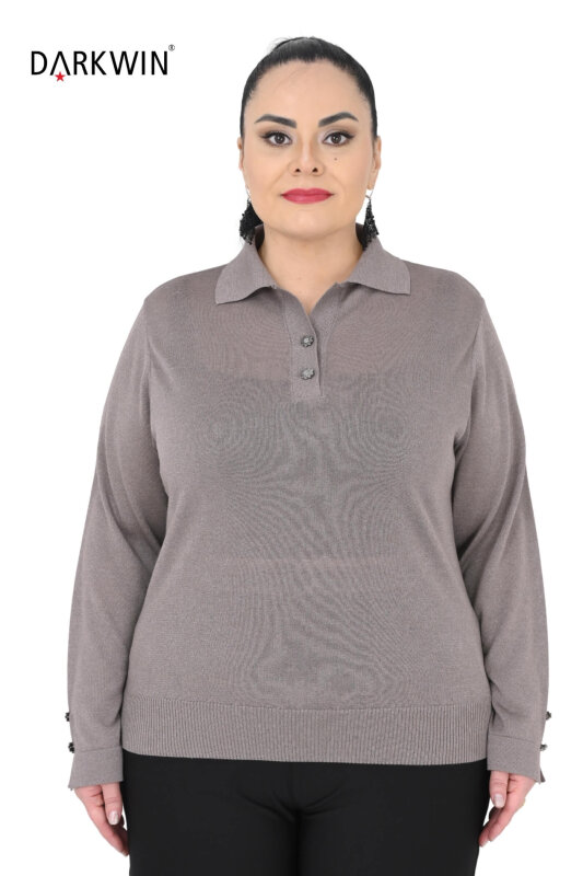 B3964 DARKWIN BLUZ KOYU GRI - DARKWIN