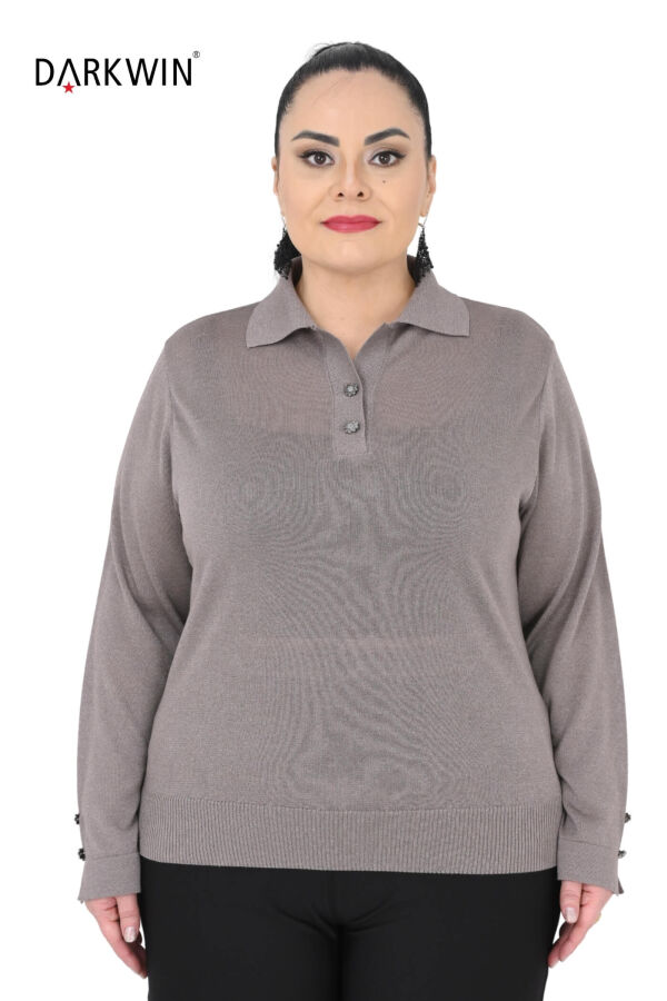 B3964 DARKWIN BLUZ KOYU GRI - 1