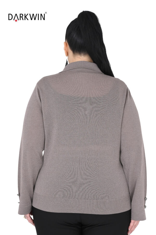 B3964 DARKWIN BLUZ KOYU GRI - 3
