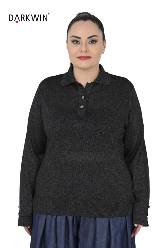 B3964 DARKWIN BLUZ SIYAH - DARKWIN