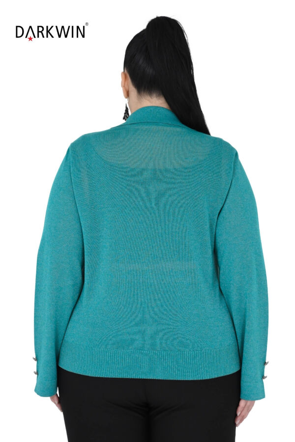 B3964 DARKWIN BLUZ TURKUAZ - 3