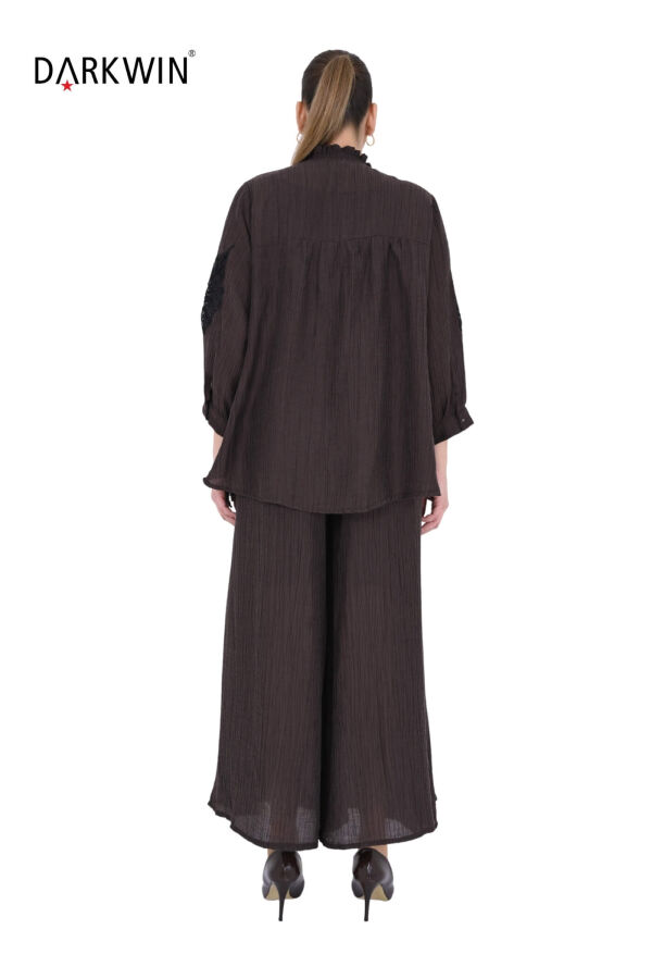 B3969 DARKWIN BLUZ-PANTOLON KAHVE - 3