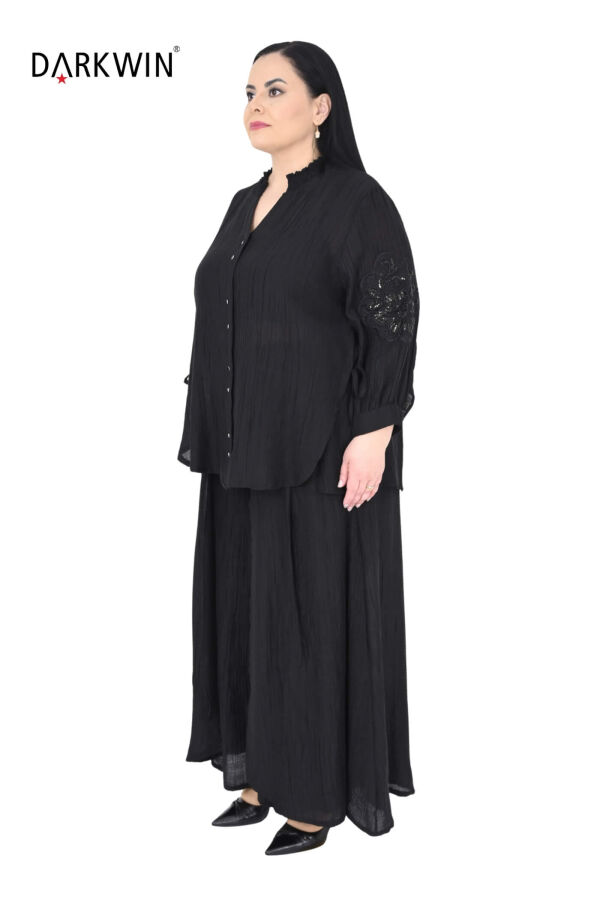 B3969 DARKWIN BLUZ-PANTOLON SIYAH - 3