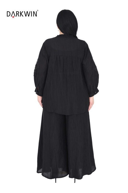 B3969 DARKWIN BLUZ-PANTOLON SIYAH - 5