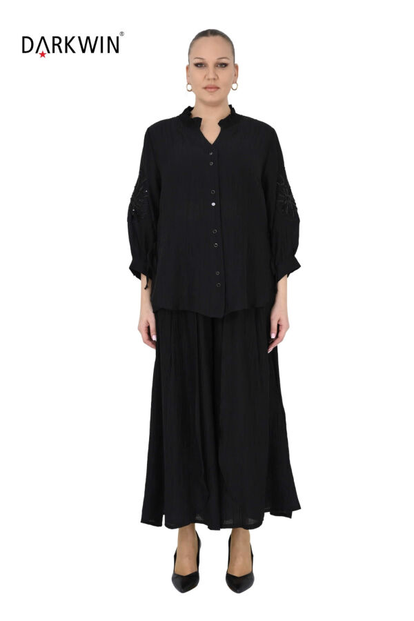 B3969 DARKWIN BLUZ-PANTOLON SIYAH - 2