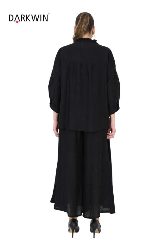 B3969 DARKWIN BLUZ-PANTOLON SIYAH - 6