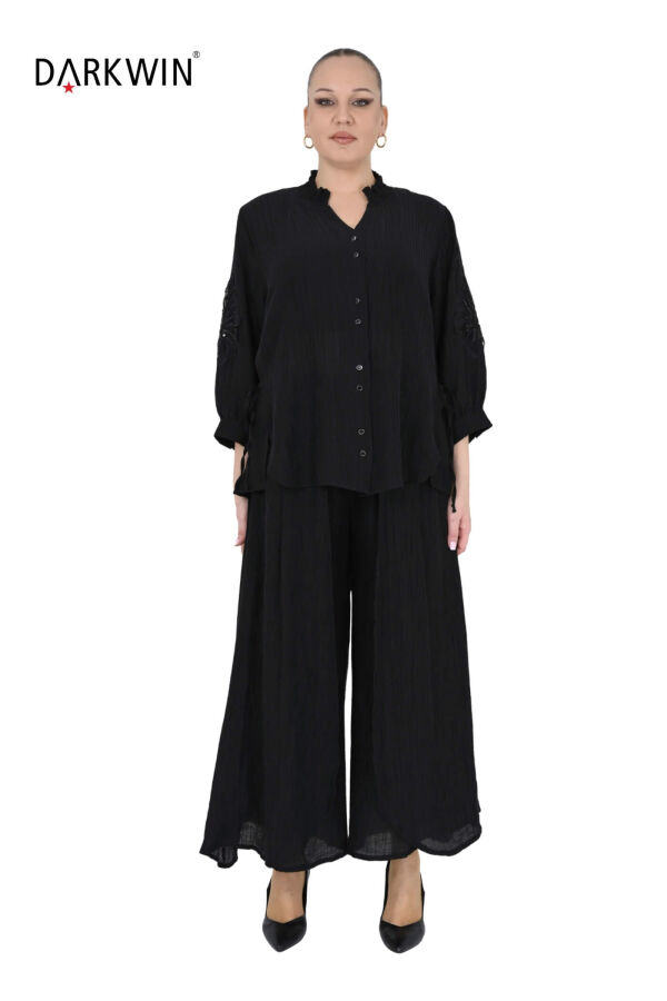 B3969 DARKWIN BLUZ-PANTOLON SIYAH - 1