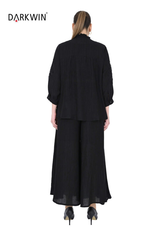 B3969 DARKWIN BLUZ-PANTOLON SIYAH - 3