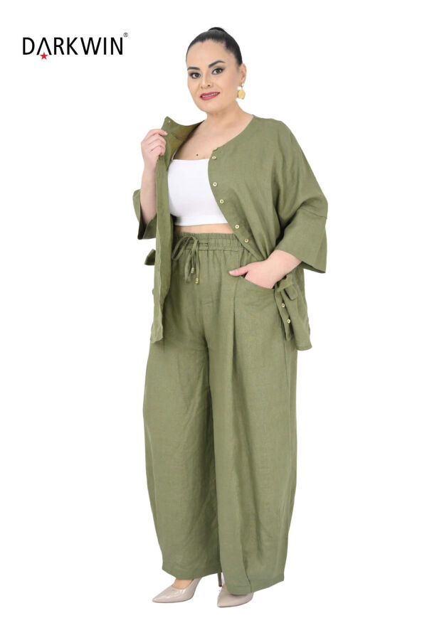B3974 DARKWIN TUNİK-PANTOLON HAKI - 4