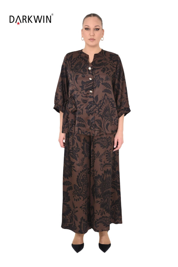 B3977 DARKWIN BLUZ-PANTOLON DESENLI - 1