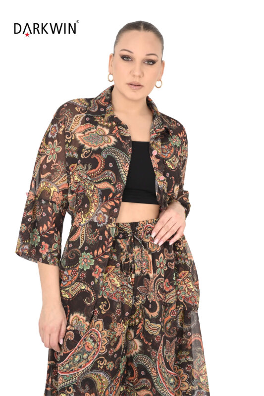 B3978 DARKWIN TUNİK-PANTOLON DESENLI - 4