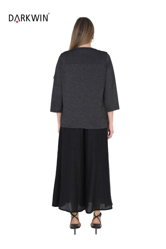 B3981 DARKWIN BLUZ-ETEK SIYAH - 3