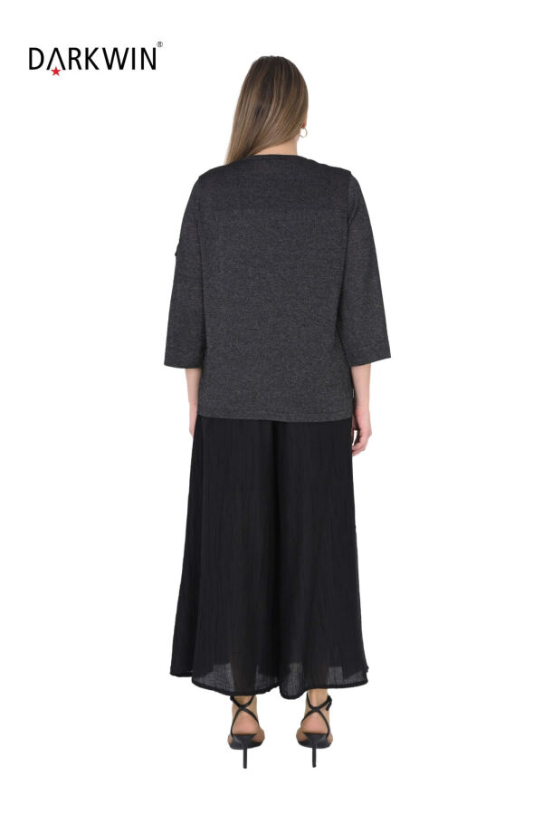 B3981 DARKWIN BLUZ-ETEK SIYAH - 3