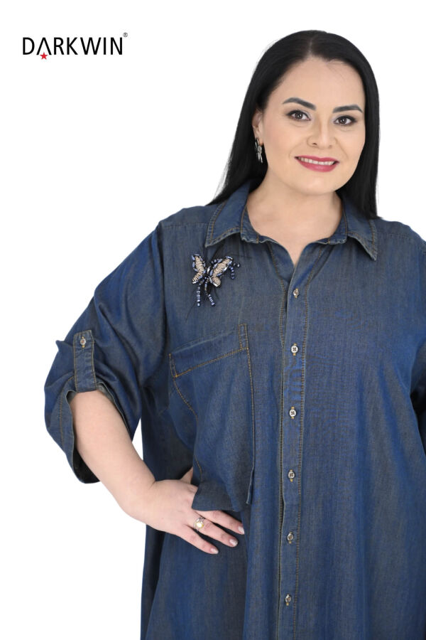 B3984 DARKWIN ELBİSE JEAN - 4