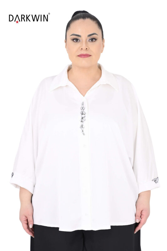 B3987 DARKWIN GÖMLEK EKRU - DARKWIN