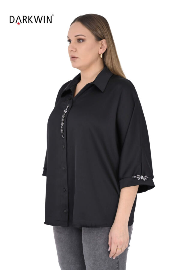 B3987 DARKWIN GÖMLEK SIYAH - 2