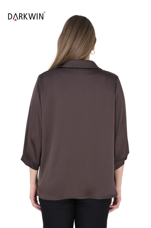 B3989 DARKWIN BLUZ ACIK KAHVE - 3