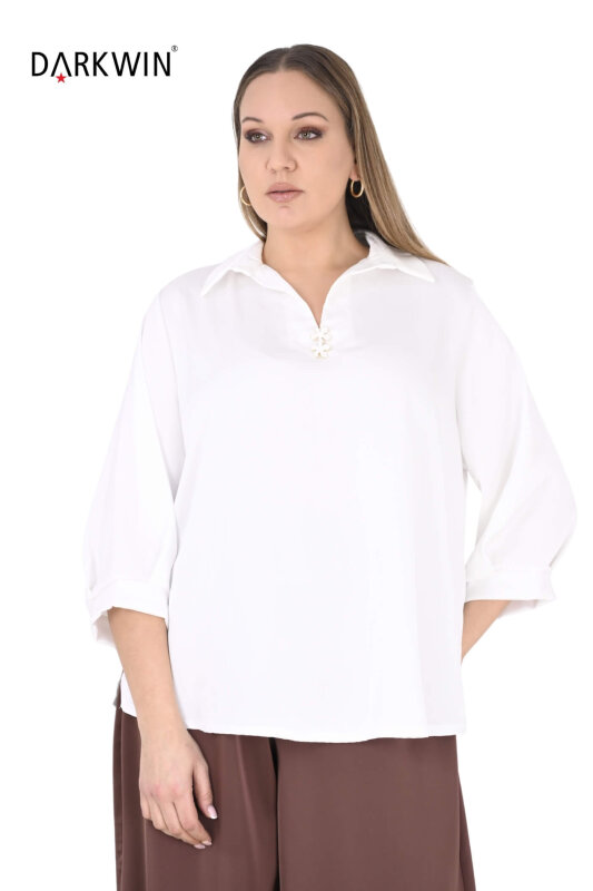 B3989 DARKWIN BLUZ EKRU - 4