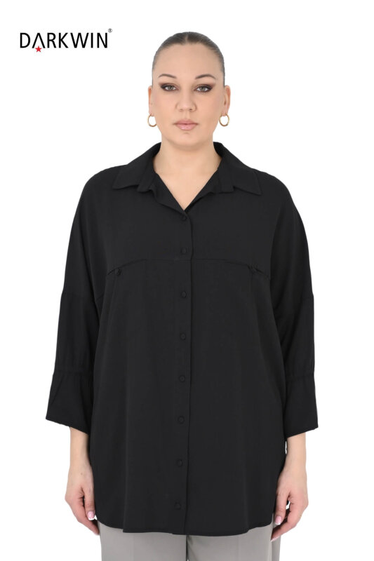 B3996 DARKWIN GÖMLEK SIYAH - DARKWIN