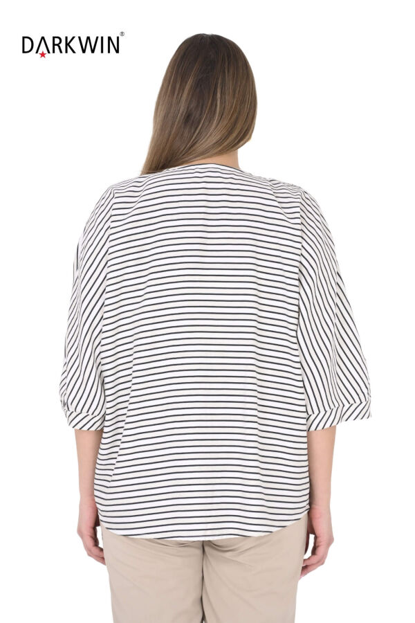 B3997 DARKWIN GÖMLEK EKRU-SIYAH - 3