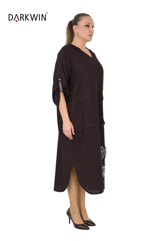 B4003 DARKWIN ELBİSE K.KAHVE - DARKWIN (1)