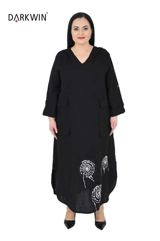 B4003 DARKWIN ELBİSE SIYAH - DARKWIN