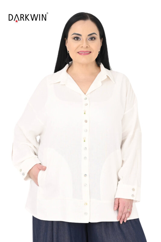 B4007 DARKWIN GÖMLEK BEYAZ - 4